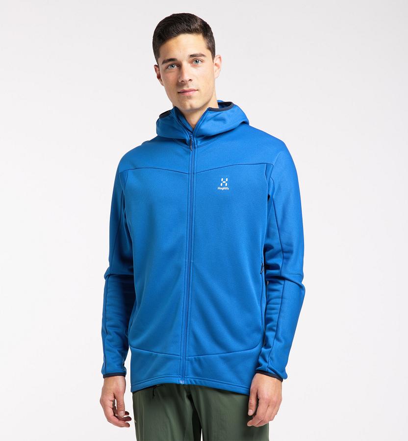 Haglöfs Mens Frost Mid Layer Blue New Zealand 98510VKLJ